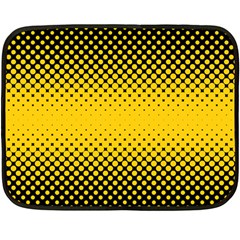 Dot Halftone Pattern Vector Fleece Blanket (mini) by Mariart