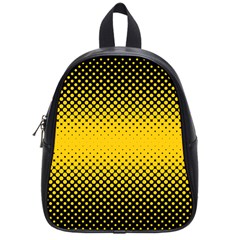 Dot Halftone Pattern Vector School Bag (small) by Mariart