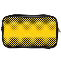 Dot Halftone Pattern Vector Toiletries Bag (two Sides) by Mariart