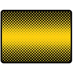 Dot Halftone Pattern Vector Fleece Blanket (large)  by Mariart