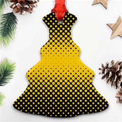 Dot Halftone Pattern Vector Ornament (christmas Tree)  by Mariart