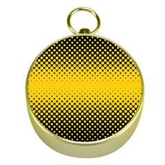 Dot Halftone Pattern Vector Gold Compasses by Mariart