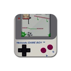 Game Boy White Rubber Coaster (square) 