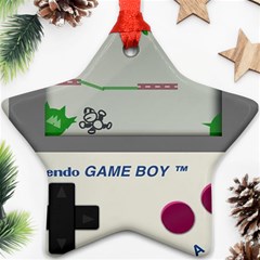 Game Boy White Star Ornament (two Sides) by Sudhe