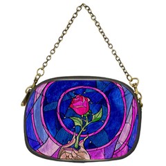 Enchanted Rose Stained Glass Chain Purse (one Side) by Sudhe