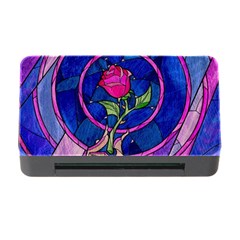 Enchanted Rose Stained Glass Memory Card Reader With Cf by Sudhe