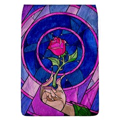 Enchanted Rose Stained Glass Removable Flap Cover (l) by Sudhe