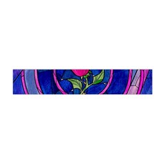 Enchanted Rose Stained Glass Flano Scarf (mini) by Sudhe