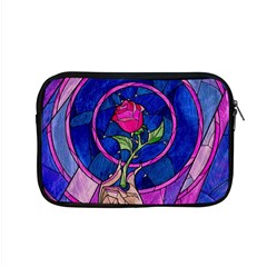 Enchanted Rose Stained Glass Apple Macbook Pro 15  Zipper Case by Sudhe