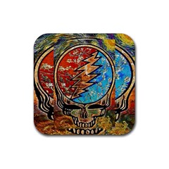 Grateful Dead Rock Band Rubber Coaster (square) 