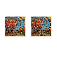 Grateful Dead Rock Band Cufflinks (square) by Sudhe