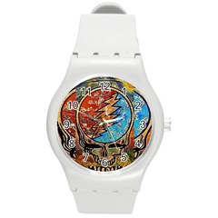 Grateful Dead Rock Band Round Plastic Sport Watch (m) by Sudhe