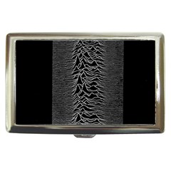 Grayscale Joy Division Graph Unknown Pleasures Cigarette Money Case by Sudhe