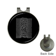 Grayscale Joy Division Graph Unknown Pleasures Hat Clips With Golf Markers by Sudhe