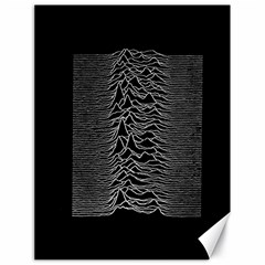 Grayscale Joy Division Graph Unknown Pleasures Canvas 18  X 24  by Sudhe