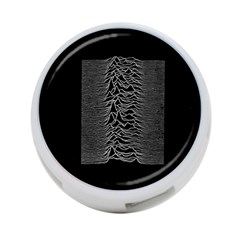 Grayscale Joy Division Graph Unknown Pleasures 4-port Usb Hub (two Sides) by Sudhe