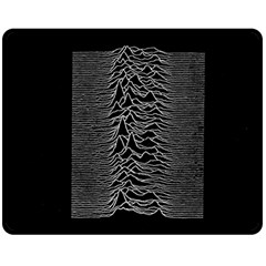 Grayscale Joy Division Graph Unknown Pleasures Double Sided Fleece Blanket (medium)  by Sudhe