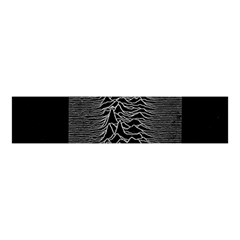 Grayscale Joy Division Graph Unknown Pleasures Velvet Scrunchie by Sudhe