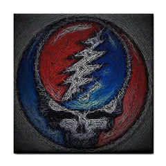 Grateful Dead Logo Tile Coasters by Sudhe