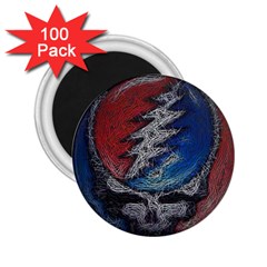 Grateful Dead Logo 2 25  Magnets (100 Pack)  by Sudhe