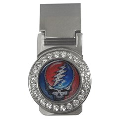 Grateful Dead Logo Money Clips (cz)  by Sudhe