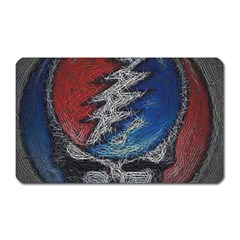 Grateful Dead Logo Magnet (rectangular) by Sudhe