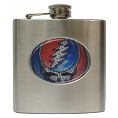 Grateful Dead Logo Hip Flask (6 Oz) by Sudhe