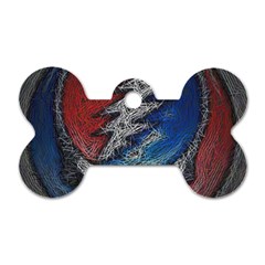 Grateful Dead Logo Dog Tag Bone (two Sides) by Sudhe