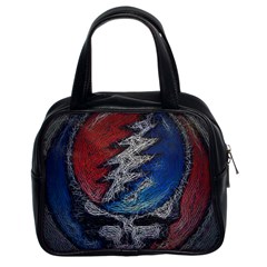 Grateful Dead Logo Classic Handbag (two Sides) by Sudhe