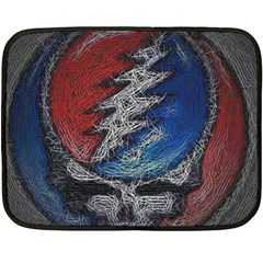 Grateful Dead Logo Fleece Blanket (mini) by Sudhe