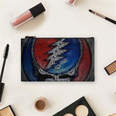 Grateful Dead Logo Cosmetic Bag (small) by Sudhe