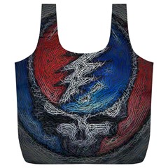 Grateful Dead Logo Full Print Recycle Bag (xl) by Sudhe