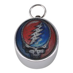 Grateful Dead Logo Mini Silver Compasses by Sudhe