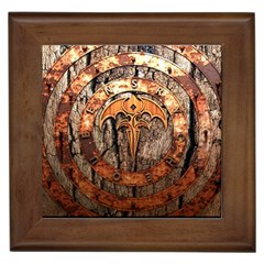 Queensryche Heavy Metal Hard Rock Bands Logo On Wood Framed Tiles by Sudhe