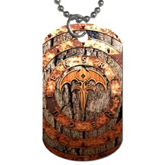 Queensryche Heavy Metal Hard Rock Bands Logo On Wood Dog Tag (two Sides) by Sudhe