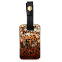 Queensryche Heavy Metal Hard Rock Bands Logo On Wood Luggage Tags (one Side)  by Sudhe