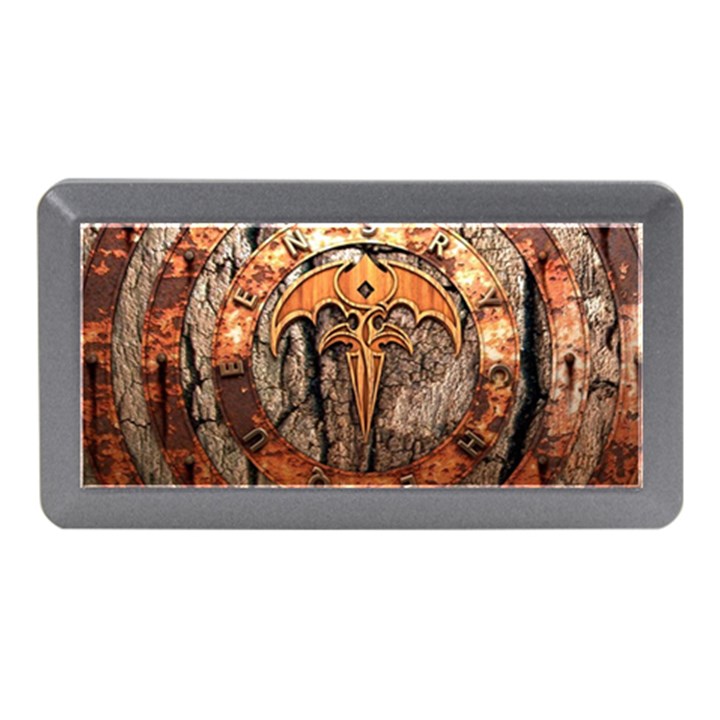 Queensryche Heavy Metal Hard Rock Bands Logo On Wood Memory Card Reader (Mini)