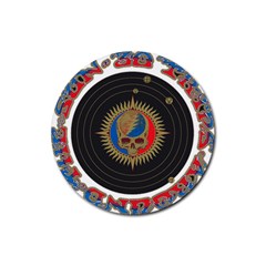 The Grateful Dead Rubber Round Coaster (4 Pack)  by Sudhe