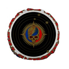 The Grateful Dead Standard 15  Premium Round Cushions by Sudhe