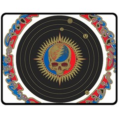 The Grateful Dead Double Sided Fleece Blanket (medium)  by Sudhe