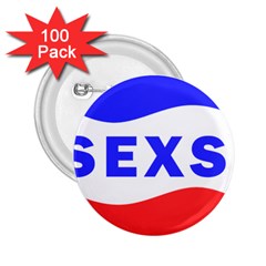 Sexsi Sexy Logo 2 25  Buttons (100 Pack)  by Sudhe