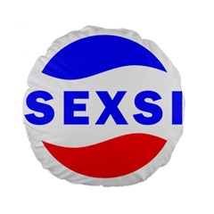 Sexsi Sexy Logo Standard 15  Premium Flano Round Cushions by Sudhe