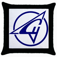 Sukhoi Aircraft Logo Throw Pillow Case (black) by Sudhe