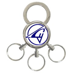 Sukhoi Aircraft Logo 3-ring Key Chains by Sudhe