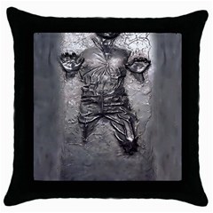 Han Solo Throw Pillow Case (black) by Sudhe