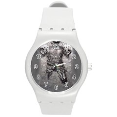 Han Solo Round Plastic Sport Watch (m) by Sudhe