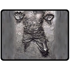 Han Solo Double Sided Fleece Blanket (large)  by Sudhe