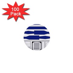 R2 Series Astromech Droid 1  Mini Buttons (100 Pack)  by Sudhe