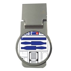 R2 Series Astromech Droid Money Clips (round)  by Sudhe