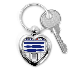 R2 Series Astromech Droid Key Chains (heart)  by Sudhe